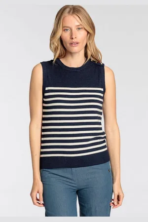 DELMAO Pullunder mit maritimen Details