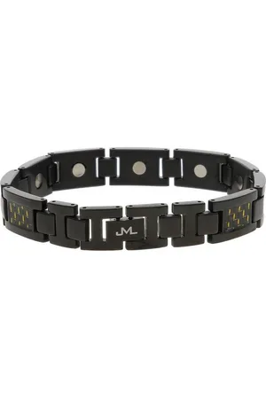 JuwelmaLux Armband Magnetarmband Titan Ionen schwarz plattiert, Carbon effekt (kein Set, 1-tlg., kein Set) - Verkäufer: Juwelier-Bacak