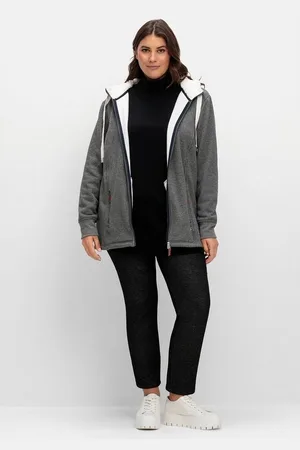 Sheego Leggings Große Größen aus weicher, leicht wärmender Melangequalität