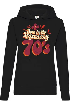Youth Designz Kapuzenpullover "Born in the legendary 70s" Damen Hoodie Pullover mit lustigem Frontprint - Verkäufer: EmDa Trading GmbH