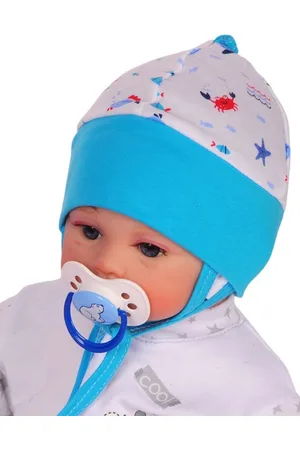 La Bortini Erstlingsmütze Mütze für Neugeborene Babymütze Baby Haube in Türkis aus reiner Baumwolle, 32 34 36 38 40 42 44 46 - Verkäufer: A&O Baby-und Kindermoden