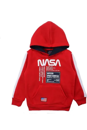 Nasa Hoodie Space Center Jungen Kapuzen Hoodie Pullover Gr. 104 bis 164 - Verkäufer: WS-Trend
