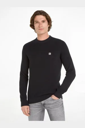 Calvin Klein Rundhalspullover CK EMBRO BADGE SWEATER
