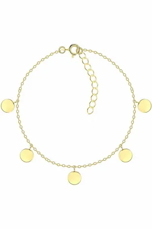 ALEXANDER YORK Silberarmband PLÄTTCHEN in Gold, 925 Sterling Silber - Verkäufer: