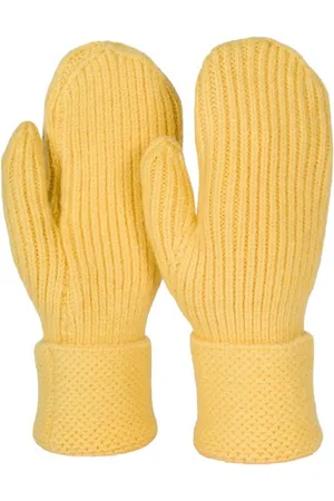 styleBREAKER Fäustlinge Strick Fäustlinge mit gemustertem Bund (1-St) - Verkäufer:
