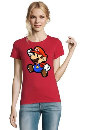 Blondie & Brownie T-Shirt Damen Mario Retro Super Gaming Luigi Yoshi Super - Verkäufer: Hubihu