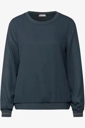Street one Rundhalsshirt Materialmix-Shirt (1-tlg) - Verkäufer: Stylaholic The Shop