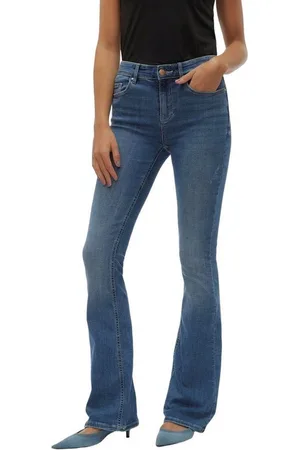 VERO MODA Schlagjeans VMFLASH MR FLARED LI347 GA mit Stretch - Verkäufer: Jeans-direct