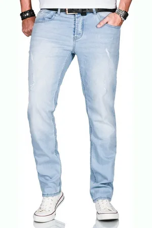 Alessandro Salvarini Slim-fit-Jeans ASCatania mit used look Effekt und mit 2% Elasthan