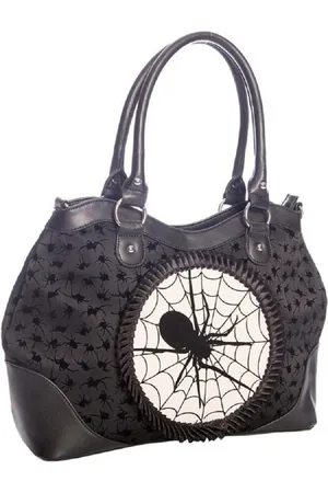 Banned Retro Schultertasche Spider Web, Verstellbarer Schultergurt - Verkäufer: Schompi Trading e.K.
