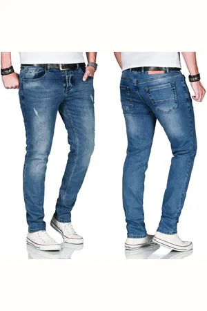 Alessandro Salvarini Slim-fit-Jeans ASCatania mit used look Effekt und mit 2% Elasthan