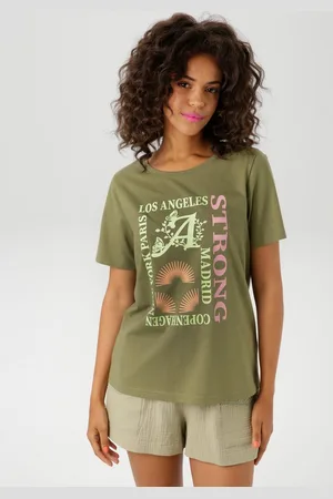 Aniston T-Shirt mit farbharmonischen Frontprint aus Foliendruck - NEUE KOLLEKTION