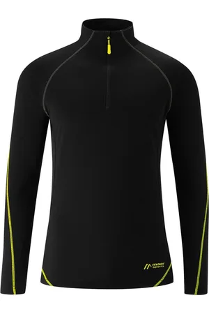 Maier Sports Rollkragenshirt ROGER He-Skirolli BLACK / SULPHUR SPRING - Verkäufer: INTERSPORT Schwab