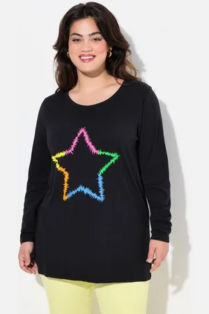 Angel of Style Longsleeve Langarmshirt Neon-Stern - Verkäufer: Popken Fashion Group