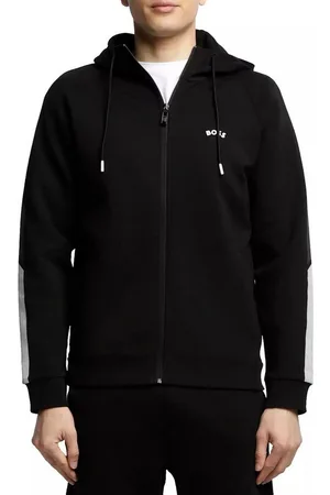 HUGO BOSS Kapuzensweatshirt Hooded Jacke Sweatjacke Verstellbare Kapuze mit Kordelzug, seitliche Eingrifftaschen - Verkäufer: eldigo