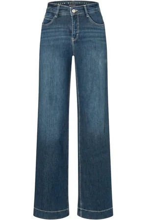 Mac Weite Jeans DREAM WIDE mit weitem Bein-Stretch