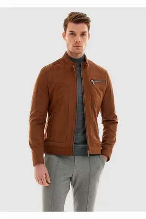 Pierre Cardin Lederimitatjacke im modernen Stil