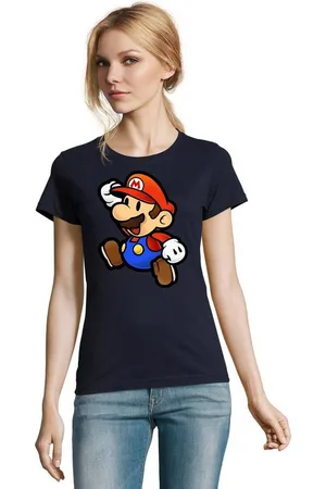 Blondie & Brownie T-Shirt Damen Mario Retro Super Gaming Luigi Yoshi Super - Verkäufer: Hubihu