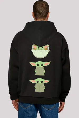 F4NT4STIC Kapuzenpullover Star Wars The Mandalorian The Child Poses Print