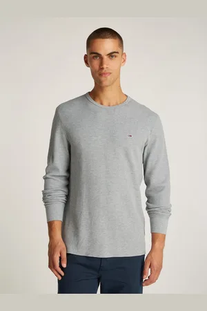 Tommy Hilfiger Langarmshirt TJM SLIM WAFFLE L/S TEE EXT mit Waffelstruktur