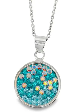 Impala Kette mit Anhänger Halskette Celina, 925 Sterling silber, Schmuck für Damen, mit Kristallsteinen - Verkäufer: Silberschmuck