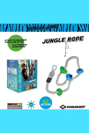 Donic-Schildkröt Bauch- und Rückenstützgürtel Jungle Rope-Kletterseil, Klettern Schaukeln Spielen Seil Kinder Balance Gleichgewicht - Verkäufer: Sporttrend 24