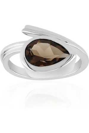 Cavill Silberring Brasilianischer Rauchquarz Tropfen Silberring, 1,663ct (1-tlg) - Verkäufer: Juwelo Deutschland GmbH