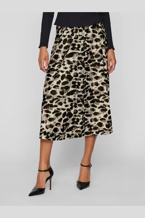 VILA Plisseerock VINITBAN PRINT SKIRT - NOOS