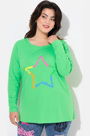 Angel of Style Longsleeve Langarmshirt Neon-Stern - Verkäufer: Popken Fashion Group