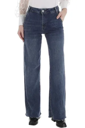 Ital-Design Boyfriend-Jeans Damen Freizeit (88578918) Destroyed-Look Stretch Boyfriend Jeans in - Verkäufer: