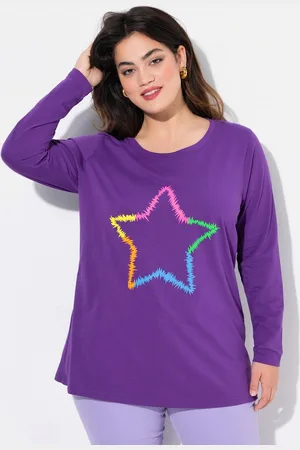 Angel of Style Longsleeve Langarmshirt Neon-Stern - Verkäufer: Popken Fashion Group