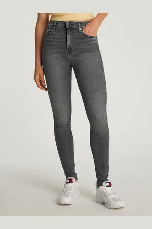 Tommy Hilfiger Skinny-fit-Jeans Sylvia High Rise Skinny mit Logo-Badge