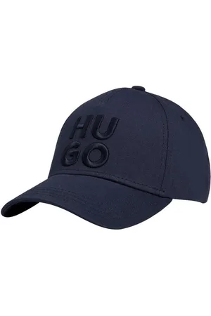 HUGO BOSS Fitted Cap Jude-Stacked mit 3D Logostickerei, verstellbarer Verschluss, unisex