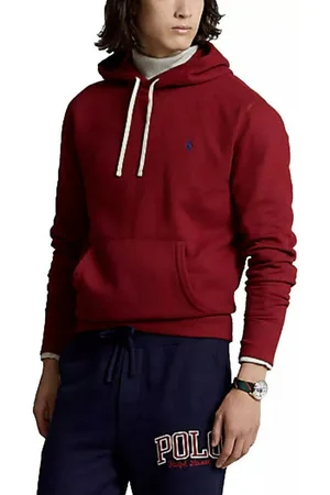 Ralph Lauren Kapuzensweatshirt Gebürstetes Fleece-Kapuzenpullover Sweatshirt Zwei-Lagen-Kapuze, Kängurutasche, Kordelzug, Pony-Logo - Verkäufer: eldigo