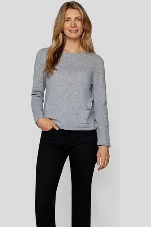 Rabe Strickpullover Cashmere Pullover mit Rundhals