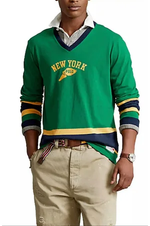 Ralph Lauren Sweatshirt New York Champs Eishockey Trikot QR-Code zur sofortigen Echtheitsprüfung über das Ralph Lauren-System - Verkäufer: eldigo