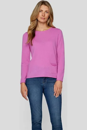 Rabe Strickpullover Cashmere Pullover mit Rundhals