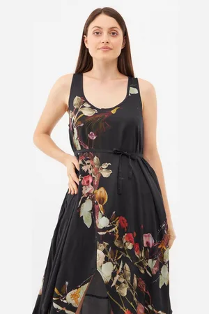 Bolongaro Maxikleid OPIUM PARACHUTE Taillenband und Seitentaschen,Verstellbarer Saum - Verkäufer: GoJungo GmbH