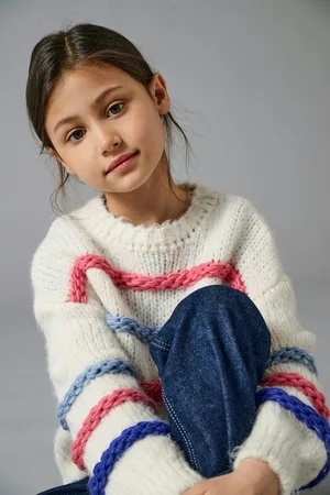 ONLY Rundhalspullover KOGMY L/S STRIPE O- NECK KNT