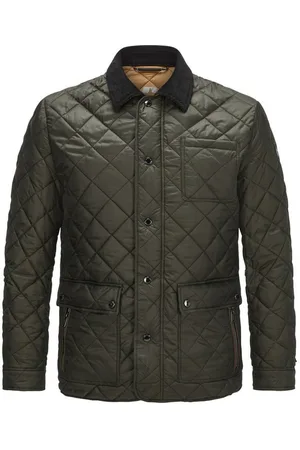 Milestone Steppjacke MSSeattle im klassischen Rautenstepp mit Kordkragen - Verkäufer: LOGWOOD-STORE