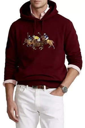 Ralph Lauren Hoodie Triple Pony Sweatshirt Big-Tall Kollektion Aufgesticktem Triple-Pony-Wappen, 3 Patch "stärksten Spieler" - Verkäufer: eldigo