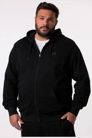Men Plus Sweatshirt Men+ Kapuzen-Sweatjacke Basic bis 8 XL - Verkäufer: Popken Fashion Group