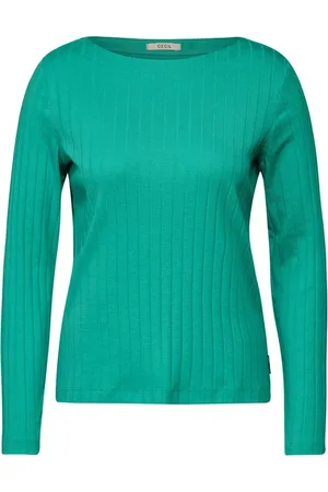 CECIL Langarmshirt - modisches Shirt mit Rippstruktur - Verkäufer: Schneider Fashion Store