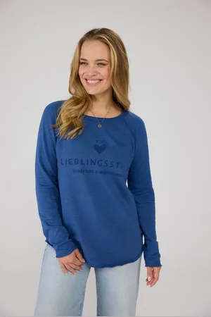 Lieblingsstück Sweatshirt CathrinaEP mit Logoprint