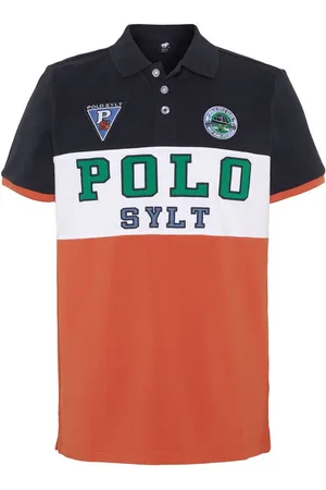 Polo Sylt Poloshirt in Colour-Block-Optik mit Patches - Verkäufer: Bay City Textilhandels GmbH