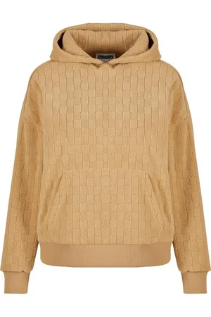 Urban classics Kapuzenpullover Ladies Jacquard Velvet Oversized Hoodie (1-tlg)