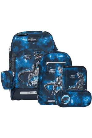 Beckmann Schulrucksack Active Air (6tlg., inkl. Sportrucksack, Federmappe, Schlamperetui, Regenhülle, Buttons) - Verkäufer: Ranzenfee & Koffertroll GmbH