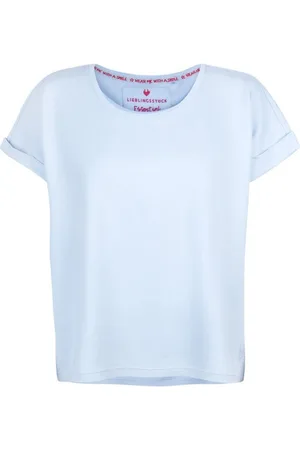 Lieblingsstück Rundhalsshirt CamilaEp mit Logostickerei