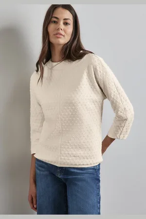 Street one 3/4-Arm-Shirt mit Strukturmuster