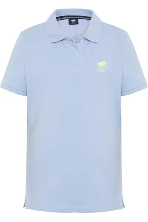 Polo Sylt Poloshirt im Basic-Look mit Label-Stitching - Verkäufer: Bay City Textilhandels GmbH